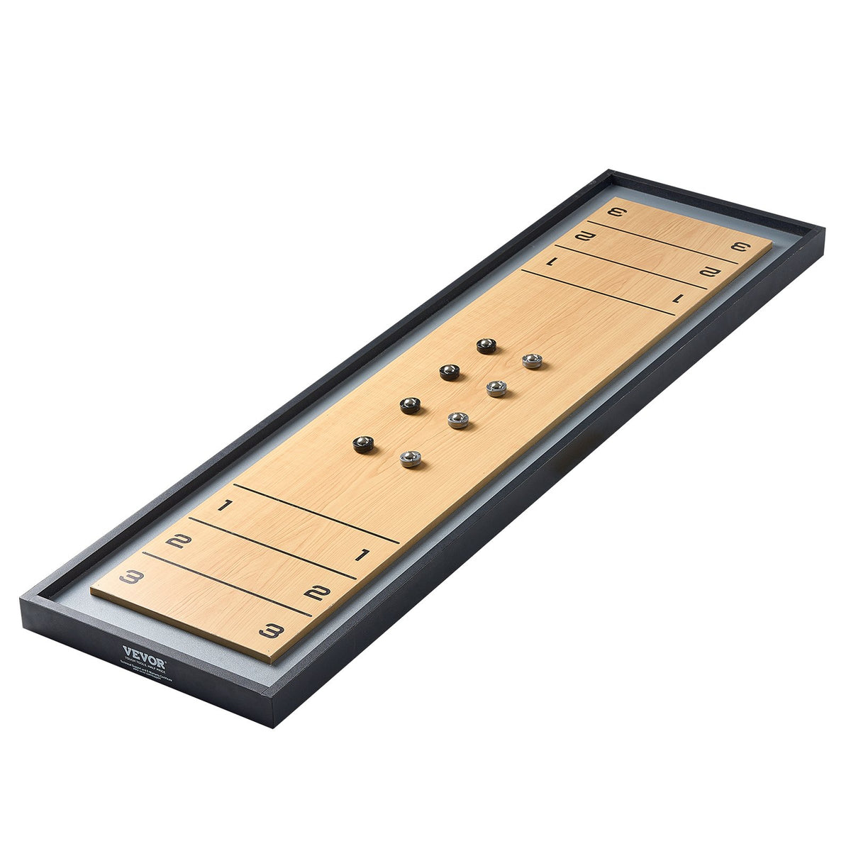 114cm Shuffleboard and Curling 2 in 1 Board Game Portable Tabletop Set V952-PBKSHZ45YC00CUSJXV0