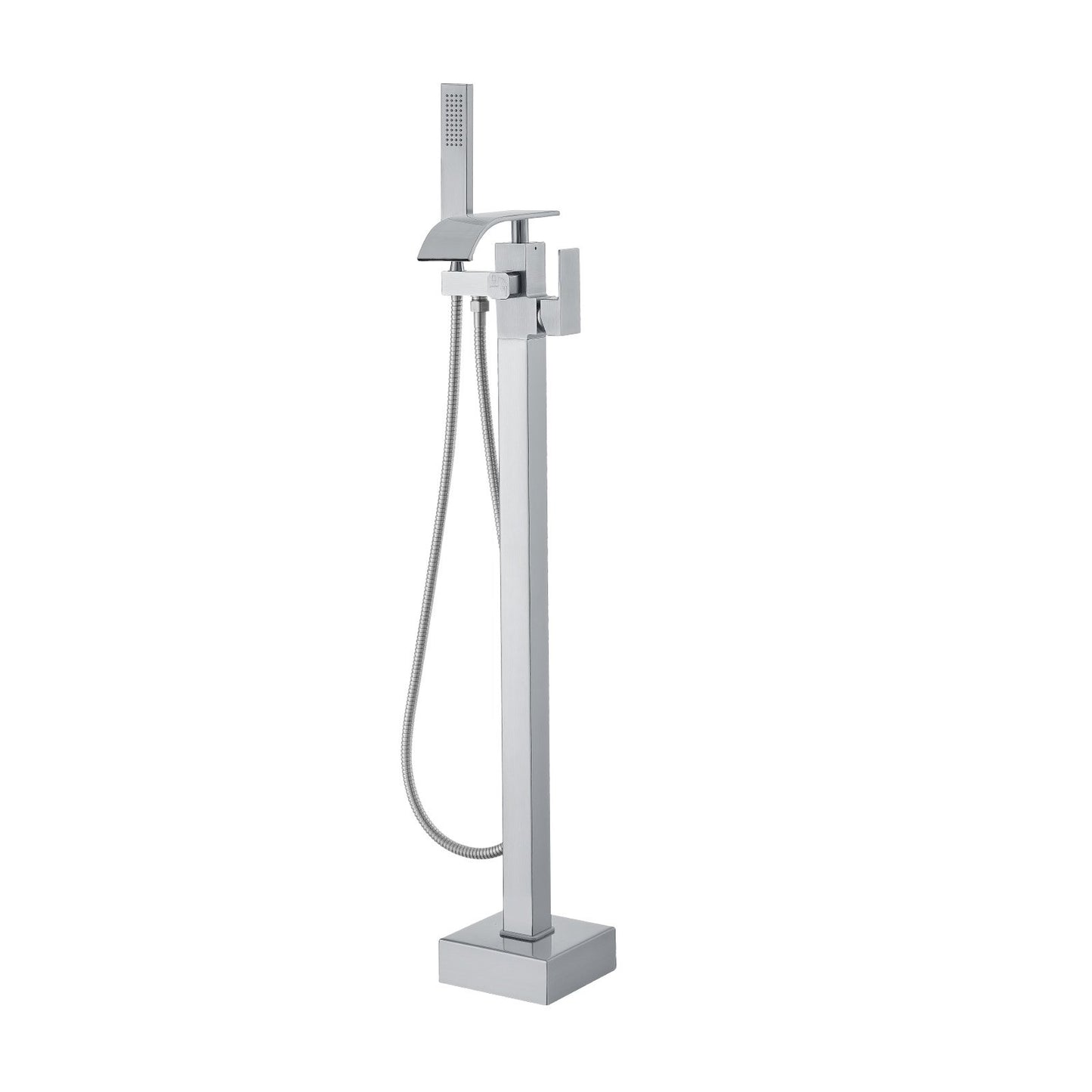Freestanding Bathtub Faucet, Floor Mount, Freestanding Tub Filler, Shower Mixer Taps, Two Water Modes, Swivel V952-PBKSLTLSNSFXVFF0JV0