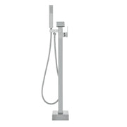 Freestanding Bathtub Faucet, Floor Mount, Freestanding Tub Filler, Shower Mixer Taps, Two Water Modes, Swivel V952-PBKSLTLSNSFXVFF0JV0
