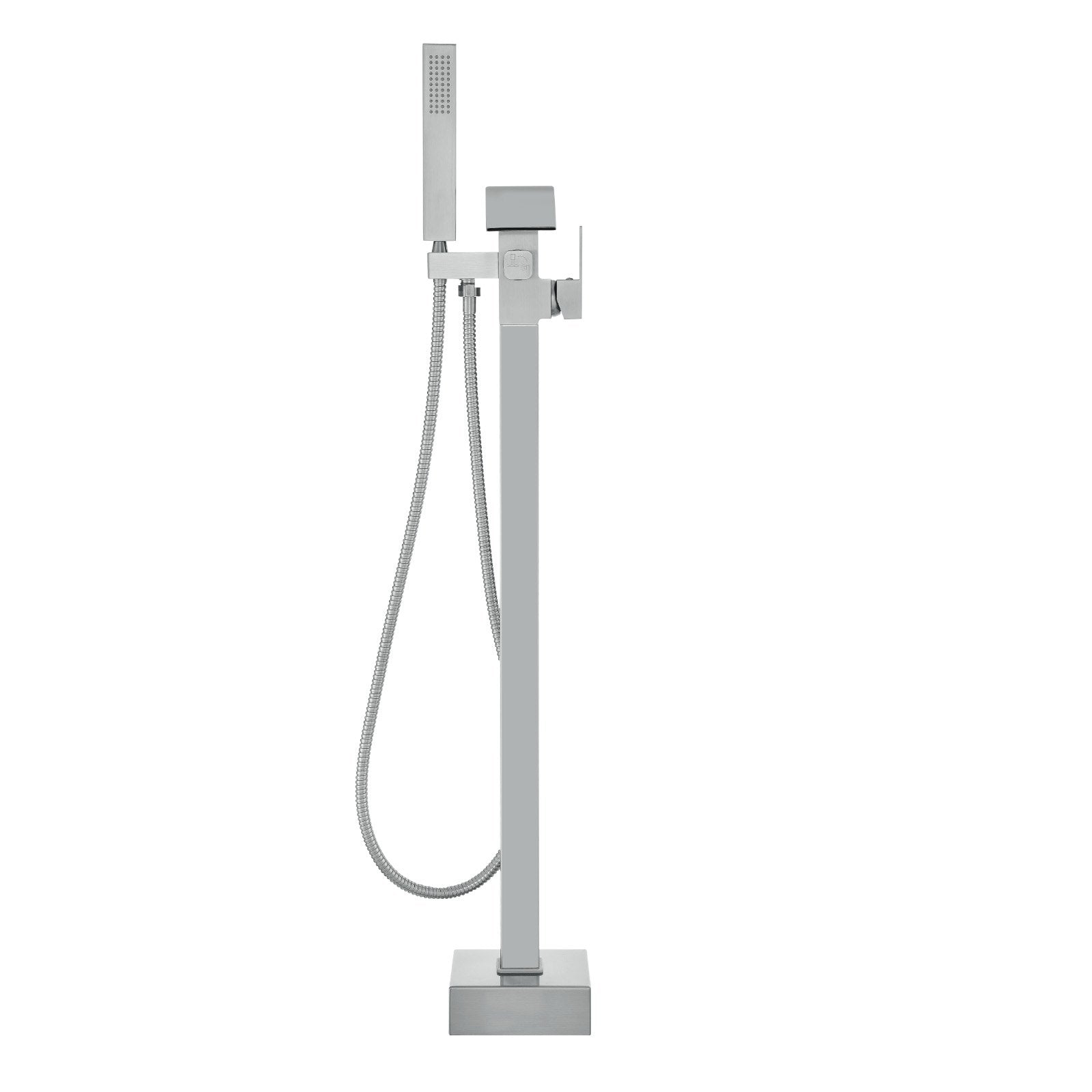 Freestanding Bathtub Faucet, Floor Mount, Freestanding Tub Filler, Shower Mixer Taps, Two Water Modes, Swivel V952-PBKSLTLSNSFXVFF0JV0