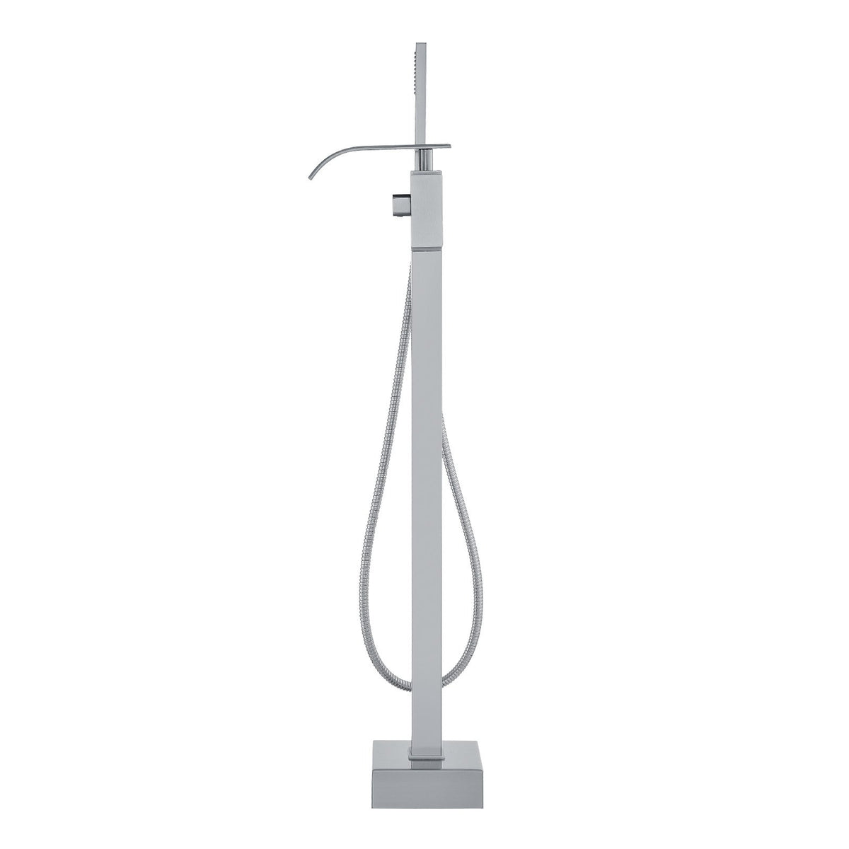 Freestanding Bathtub Faucet, Floor Mount, Freestanding Tub Filler, Shower Mixer Taps, Two Water Modes, Swivel V952-PBKSLTLSNSFXVFF0JV0