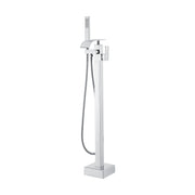 Freestanding Bathtub Faucet, Floor Mount, Freestanding Tub Filler, Shower Mixer Taps, Two Water Modes, 360 V952-PBKSLTPGGSFXY1TTZV0