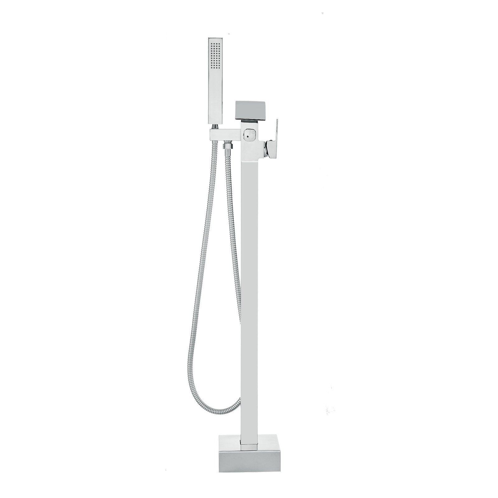 Freestanding Bathtub Faucet, Floor Mount, Freestanding Tub Filler, Shower Mixer Taps, Two Water Modes, 360 V952-PBKSLTPGGSFXY1TTZV0