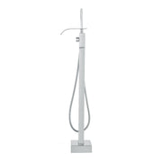 Freestanding Bathtub Faucet, Floor Mount, Freestanding Tub Filler, Shower Mixer Taps, Two Water Modes, 360 V952-PBKSLTPGGSFXY1TTZV0