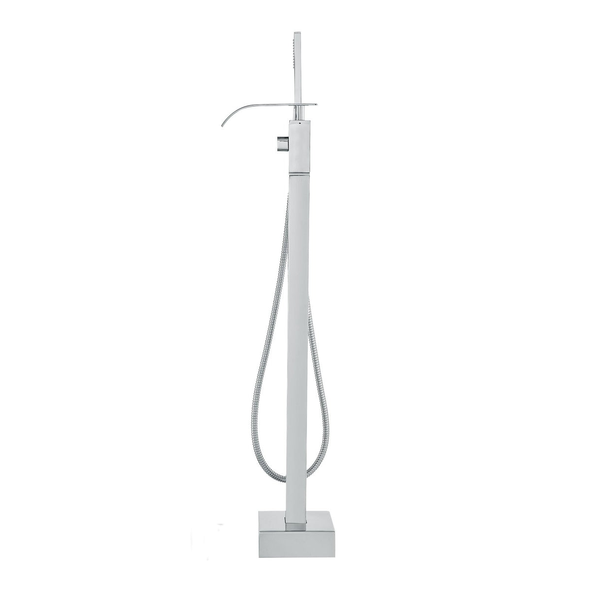 Freestanding Bathtub Faucet, Floor Mount, Freestanding Tub Filler, Shower Mixer Taps, Two Water Modes, 360 V952-PBKSLTPGGSFXY1TTZV0