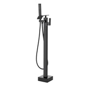 Freestanding Bathtub Faucet, Floor Mount, Freestanding Tub Filler, Shower Mixer Taps, Two Water Modes, 360 V952-PBKSLTSFXYGHC2R75V0