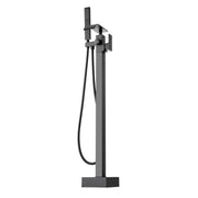 Freestanding Bathtub Faucet, Floor Mount, Freestanding Tub Filler, Shower Mixer Taps, Two Water Modes, 360 V952-PBKSLTSFXYGHC2R75V0
