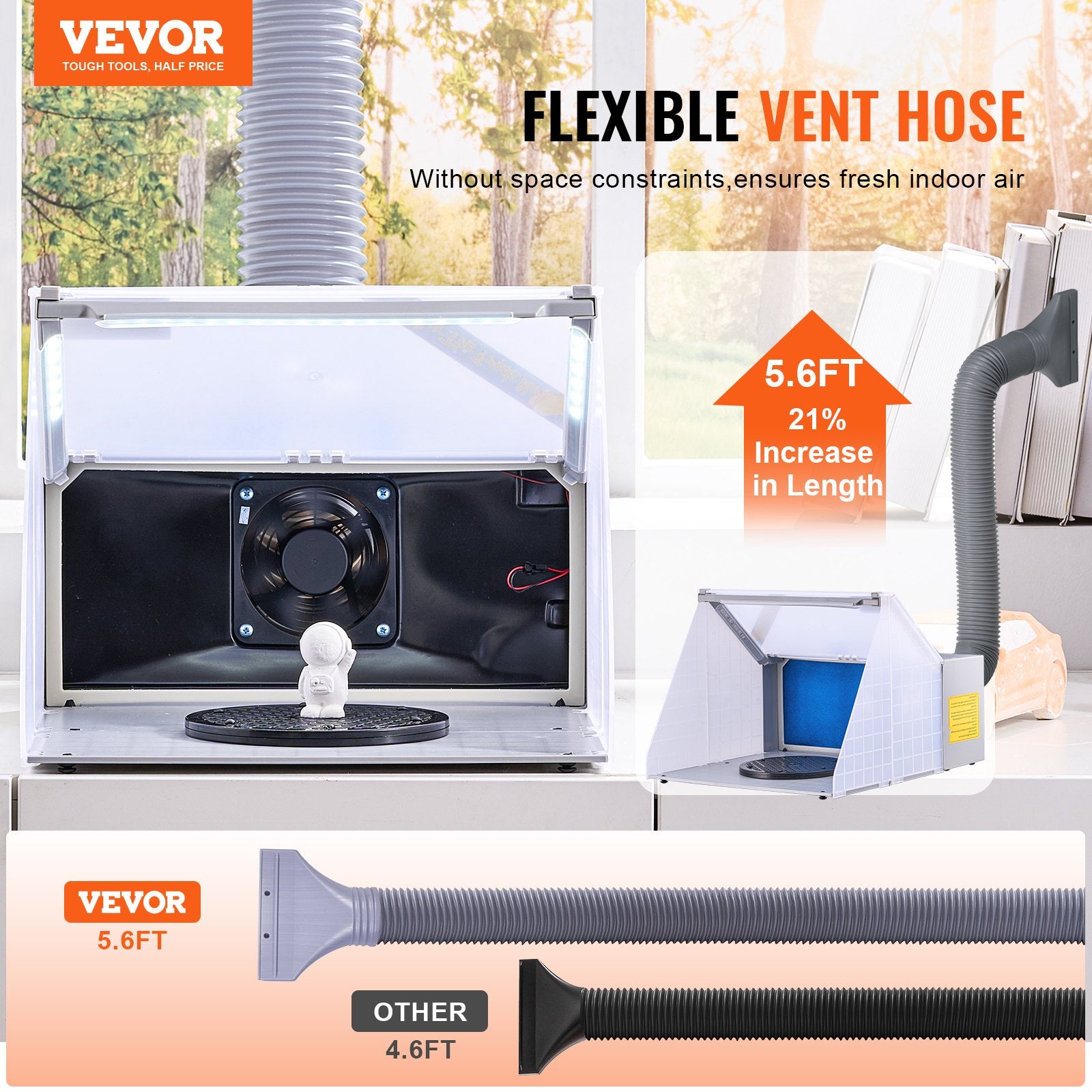 Airbrush Spray Booth Portable Hobby Airbrush Paint Spray Booth for Models V952-PBSPQF404633C1DFPV3