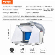 Airbrush Spray Booth Portable Hobby Airbrush Paint Spray Booth for Models V952-PBSPQF404633C1DFPV3