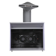 Airbrush Spray Booth, Portable Hobby Airbrush Paint Spray Booth Kit with 4 LED Light, Powerful Dual Exhaust V952-PBSPQF404633C9KMSV3