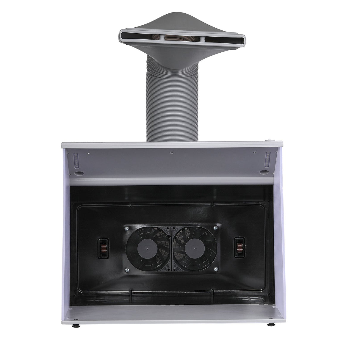 Airbrush Spray Booth, Portable Hobby Airbrush Paint Spray Booth Kit with 4 LED Light, Powerful Dual Exhaust V952-PBSPQF404633C9KMSV3