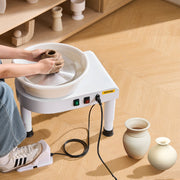 Pottery Wheel, 28 cm Ceramic Wheel Forming Machine, 60-300 RPM Speed Adjustable Foot Pedal, Adjustable Lift V952-PDSLPJ28CMBSRQ5F9V3