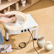 Pottery Wheel, 35 cm Ceramic Wheel Forming Machine, 60-300 RPM Speed Adjustable Foot Pedal, Adjustable Lift V952-PDSLPJ36CMBSL9JGJV3