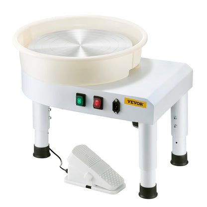 Pottery Wheel, 35 cm Ceramic Wheel Forming Machine, 60-300 RPM Speed Adjustable Foot Pedal, Adjustable Lift V952-PDSLPJ36CMBSL9JGJV3