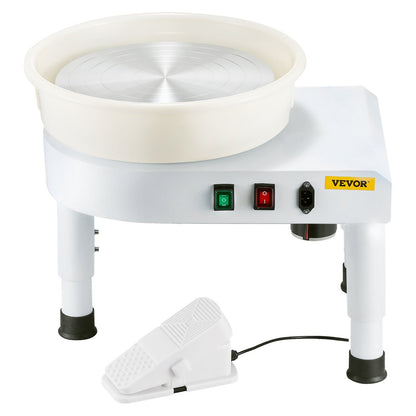 Pottery Wheel, 35 cm Ceramic Wheel Forming Machine, 60-300 RPM Speed Adjustable Foot Pedal, Adjustable Lift V952-PDSLPJ36CMBSL9JGJV3