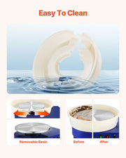 Pottery Wheel, 35 cm Ceramic Wheel Forming Machine, 60-300 RPM Speed Adjustable Foot Pedal, Adjustable Lift V952-PDSLPJ36CMLS1DYKRV3