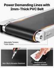 Belt Conveyor, 1498.6 x 198.1 mm Conveyor Table Heavy Duty Stainless Steel Motorized Belt Conveyor for Inkjet V952-PDSSJ59X78INQJ12NV3