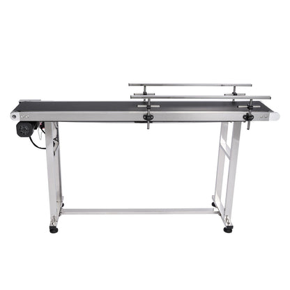 Belt Conveyor, 1498.6 x 198.1 mm Conveyor Table Heavy Duty Stainless Steel Motorized Belt Conveyor for Inkjet V952-PDSSJ59X78INQJ12NV3