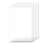 PET/Plexiglass Sheets, 5-Pack Plastic Sheet, 610 x 914 mm 1 mm Thick Transparent Clear Flexible Plastic V952-PETSLB2436INCG8GHV0