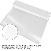 Greenhouse Film, Greenhouse Polyethylene Film 12x25 ft Greenhouse Plastic V952-PEWSM1225FT000001V0