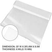 Greenhouse Film, Greenhouse Polyethylene Film 20x28 ft Greenhouse Plastic V952-PEWSM2028FT000001V0