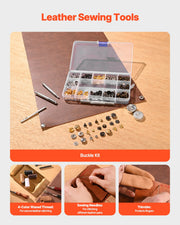 Leather Working Tools Kit, 61 PCS Leather Craft Tools with Portable Canvas Storage Bag, Engraving Punching V952-PGGJTZFBGJB5FH3UMV0