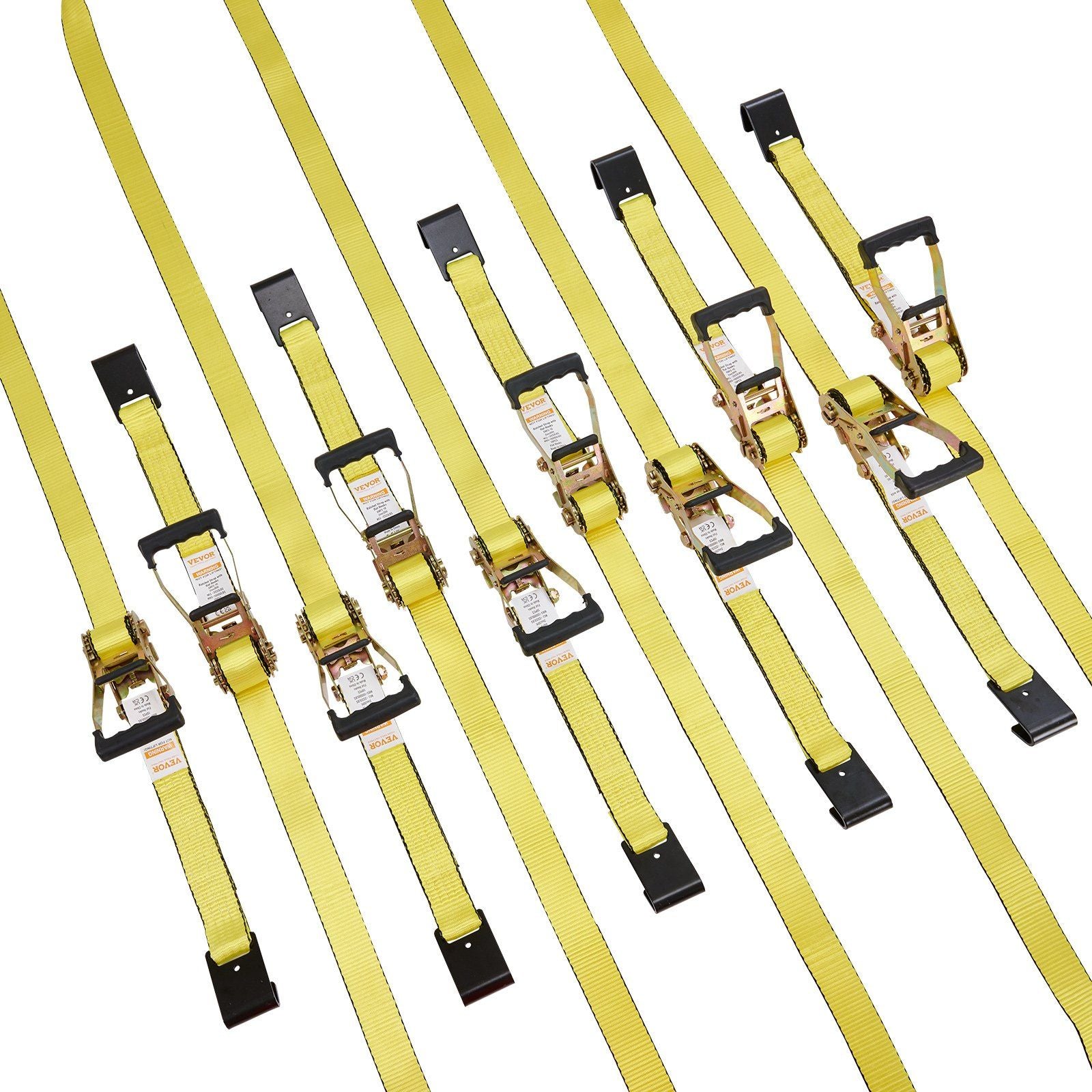 10 Pack Ratchet Tie Down Straps 10000 lbs 2 V952-PGJLDPG2X30107B63V0