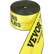 Winch Straps, 10.2 cm x 9.1 m, 2.7T Load Capacity, 8.2T Break Strength, Truck Straps with Flat Hook, Flatbed V952-PGJPDHS4INCH3QVCJV0
