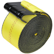 Winch Straps, 10.2 cm x 12.2 m, 2.7T Load Capacity, 8.2T Break Strength, Truck Straps with Flat Hook, Flatbed V952-PGJPDHS4INCH4XSZKV0