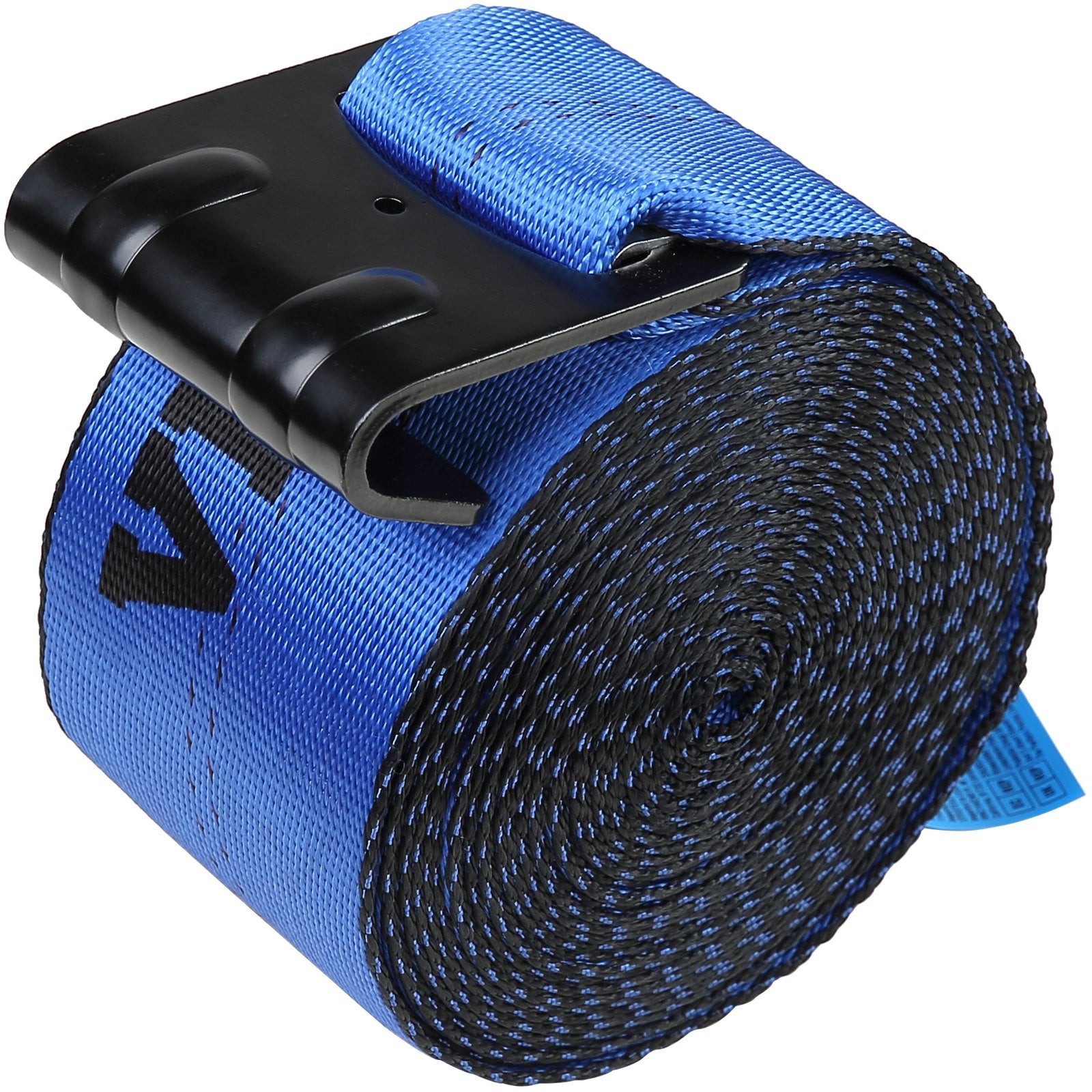 Winch Straps, 10.2 cm x 9.1 m, 2.7T Load Capacity, 8.2T Breaking Strength, Truck Straps with Flat Hook, V952-PGJPDLS4INCH3LGJKV0