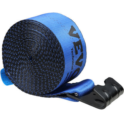 Winch Straps, 10.2 cm x 9.1 m, 2.7T Load Capacity, 8.2T Breaking Strength, Truck Straps with Flat Hook, V952-PGJPDLS4INCH3LGJKV0