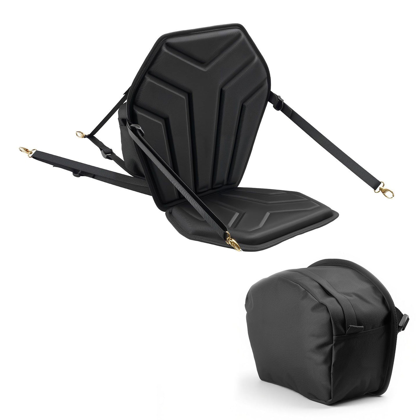 Kayak Seat, 1 Pack 31 mm Thick, Universal Paddle Board Seat with Back Support, Hexagonal Sit-on-Top Soft V952-PHTRZYEVAPMJFVEJE001V0
