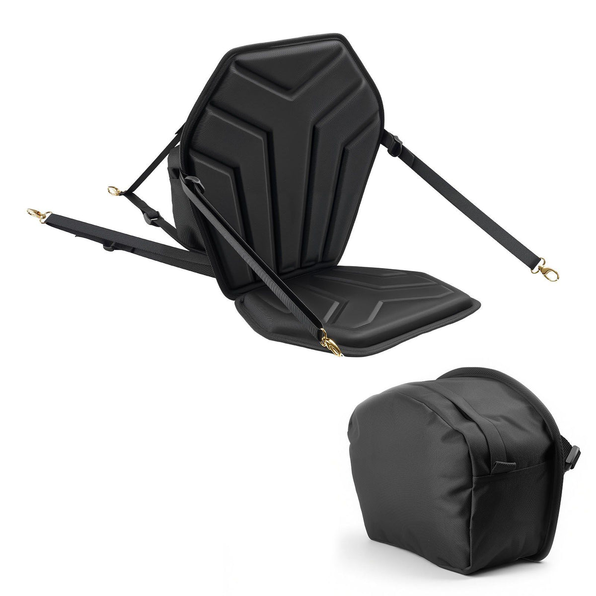 Kayak Seat, 1 Pack 31 mm Thick, Universal Paddle Board Seat with Back Support, Hexagonal Sit-on-Top Soft V952-PHTRZYEVAPMJFVEJE001V0