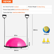 Half Exercise Ball Trainer, 23 inch Balance Ball Trainer, 660lbs Capacity Stability Ball, Yoga Ball with V952-PHXLQ58CMBWF8JUJHV0