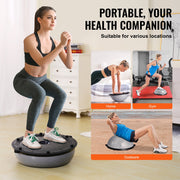 Half Exercise Ball Trainer, 23 inch Balance Ball Trainer, 660lbs Capacity Stability Ball, Yoga Ball with V952-PHXLQ58CMBWH2BHX9V0