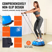 Half Exercise Ball Trainer, 23 inch Balance Ball Trainer, 660lbs Capacity Stability Ball, Yoga Ball with V952-PHXLQ58CMBWLDQO03V0
