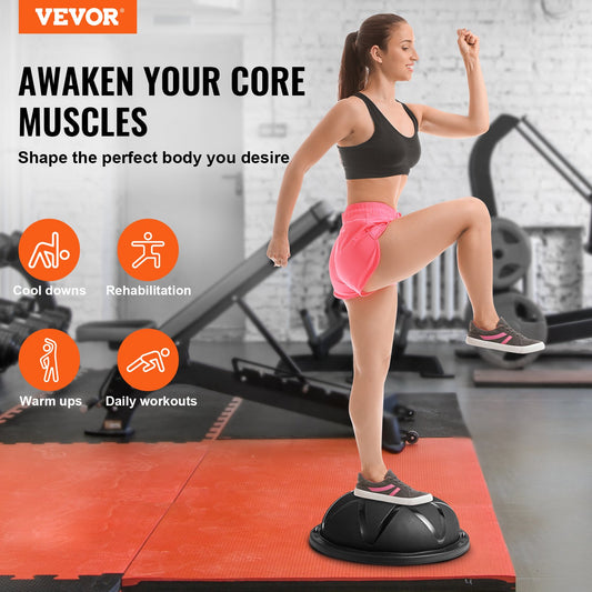 Half Exercise Ball Trainer, 23 inch Balance Ball Trainer, 660 lbs Capacity Stability Ball, Yoga Ball with V952-PHXLQ58CMKLWPCMEFV0