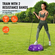 Half Exercise Ball Trainer, 23 inch Balance Ball Trainer, 660lbs Stability Ball, Yoga Ball with Resistance V952-PHXLQZS58CMBS50Z7V0