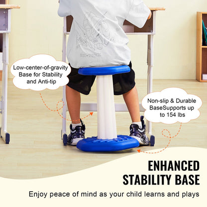 Kids Wobble Chair, Active Chair with Sponge Cushion, Wobble Stool Improves Focus, Posture and Calm Children, V952-PHZDZYJCKLSD58CJLV0
