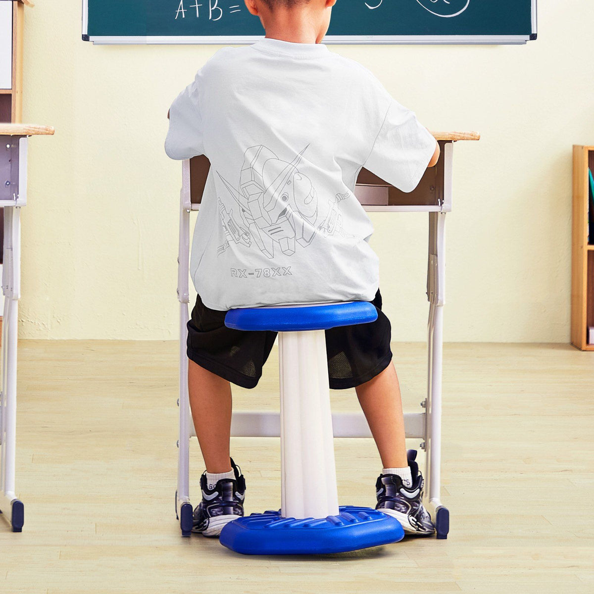 Kids Wobble Chair, Active Chair with Sponge Cushion, Wobble Stool Improves Focus, Posture and Calm Children, V952-PHZDZYJCKLSD58CJLV0