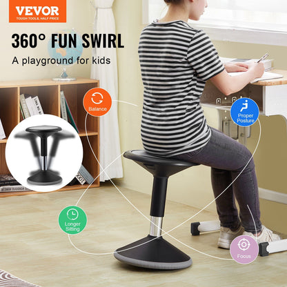 Wobble Chair, Height-Adjustable (15.7-21.7") Active Chair, Flexible Seating Wobble Stool Made of PVC+ABS V952-PHZDZYJCKWDSLAZOHV0