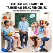 Wobble Chair, Height-Adjustable (15.7-21.7") Active Chair, Flexible Seating Wobble Stool Made of PVC+ABS V952-PHZDZYJCKWDSLAZOHV0