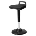 Active Chair with Handle, Height-Adjustable (24.6-34.4") Wobble Chair Made of Elastic Fabric & 45 mm Foam, V952-PHZDZYXWHJGGF89KTV0