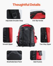 25.2L Welding Backpack 1680D Polyester Welder Backpack for Tool and Helmet V952-PJHJBBBDLHJB61PCB001V0