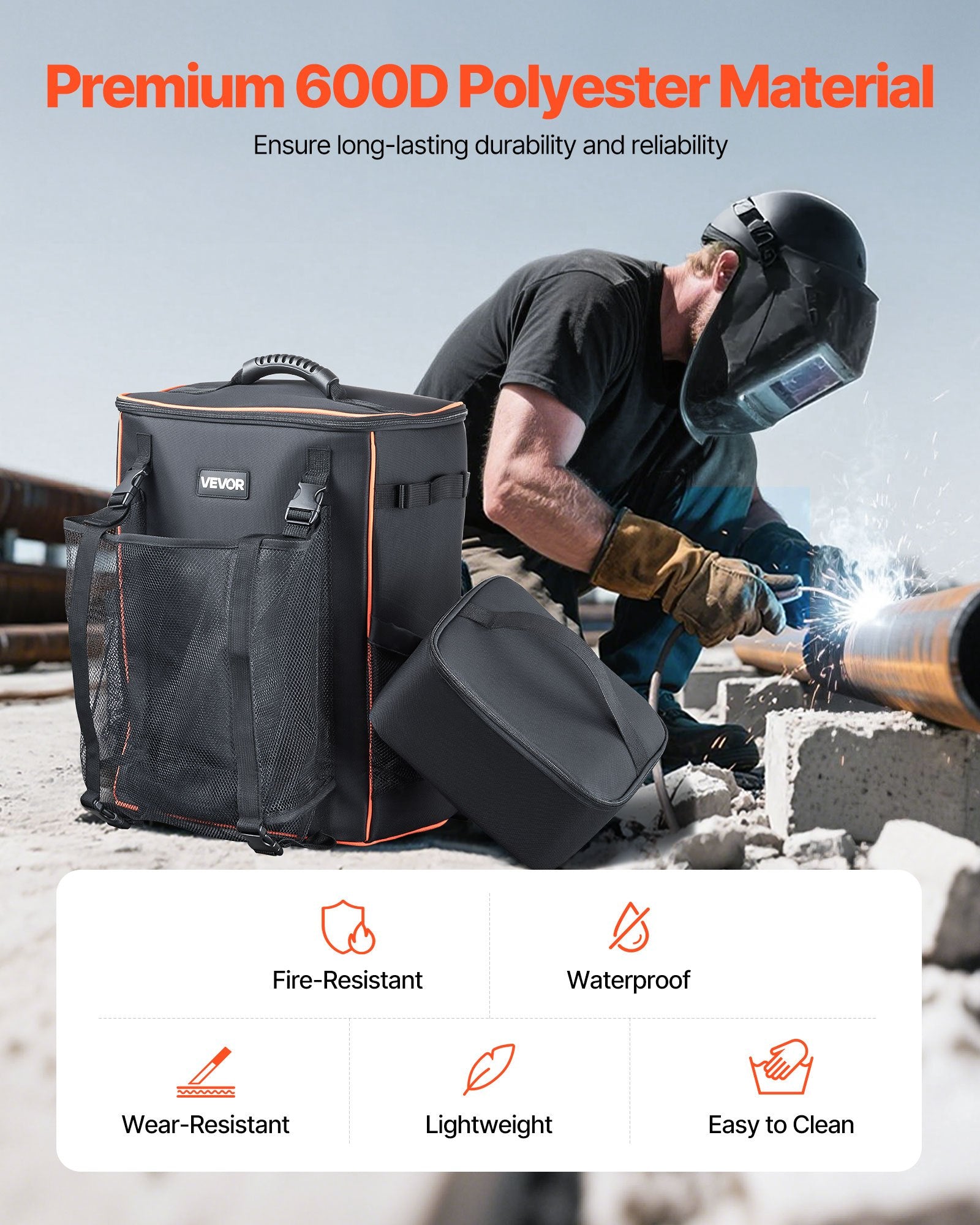 33L Welding Backpack 600D Polyester Welder Backpack for Tools and Helmet V952-PJHJBBBDLHJBOVQND001V0