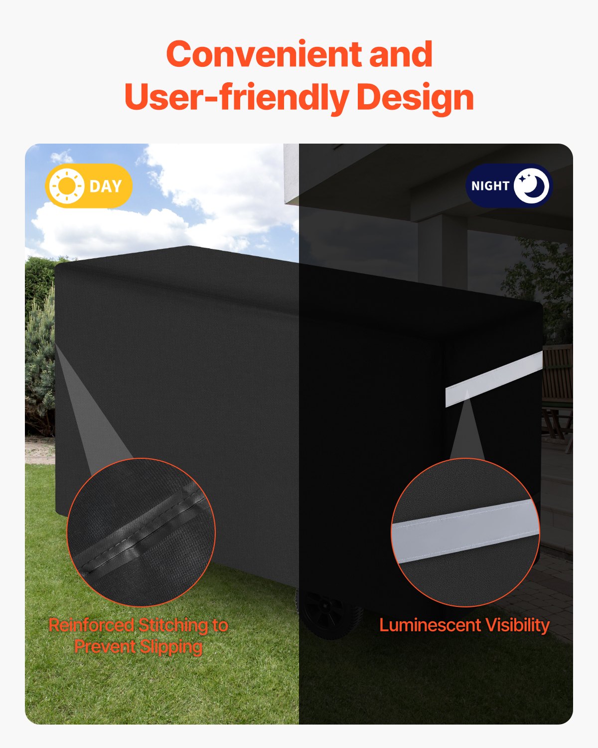 66 inch Grill Cover Heavy Duty BBQ Gas Grill Cover Outdoor Waterproof V952-PJPDSKLZZPDS45DSGV0