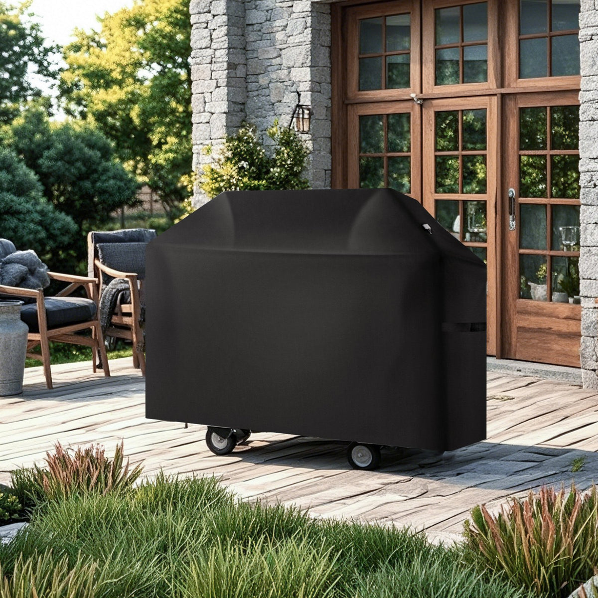 52 inch Grill Cover Heavy Duty BBQ Gas Grill Cover Outdoor Waterproof V952-PJPDSKLZZRQSB8BLWV0