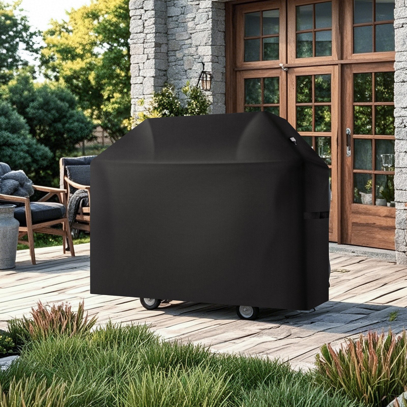 58 inch Grill Cover Heavy Duty BBQ Gas Grill Cover Outdoor Waterproof V952-PJPDSKLZZRQSHNY1QV0