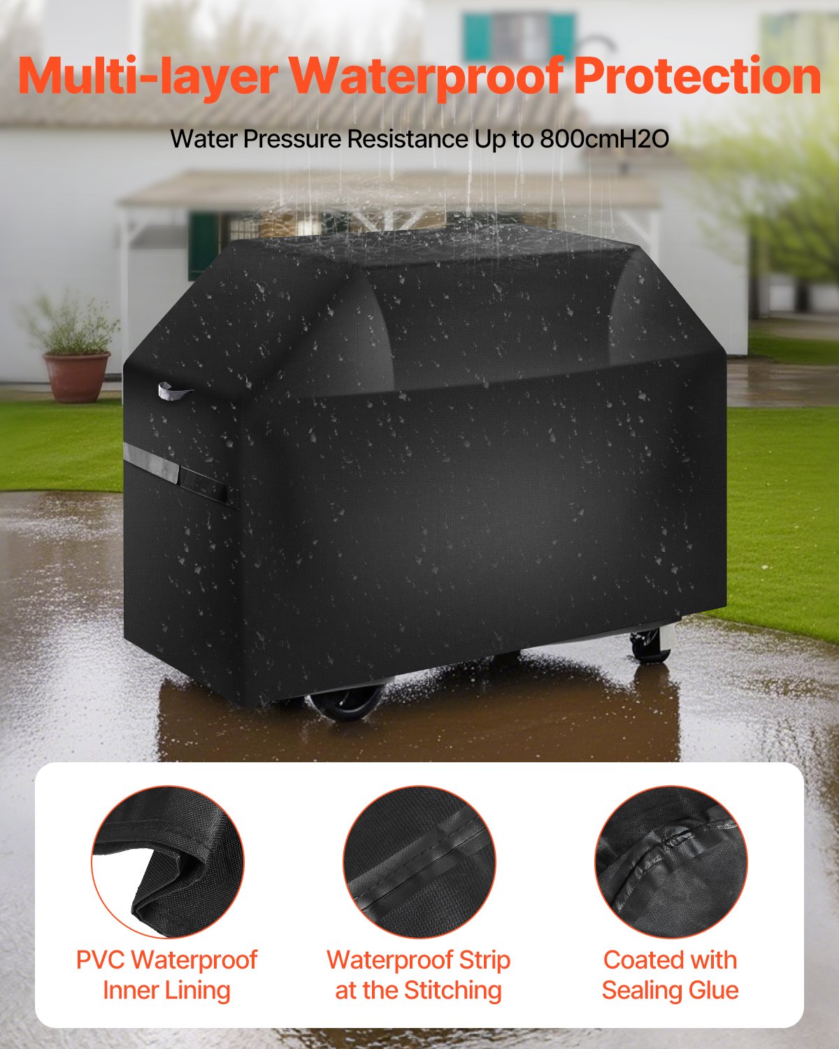 65 inch Grill Cover Heavy Duty BBQ Gas Grill Cover Outdoor Waterproof V952-PJPDSKLZZRQSICQN5V0