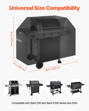 48 inch Grill Cover Heavy Duty BBQ Gas Grill Cover Outdoor Waterproof V952-PJPDSKLZZRQSR8O03V0